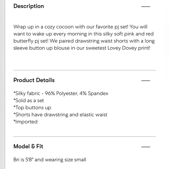 Show me your mumu Favorite PJ Set - lovey dovey - Picture 5 of 5